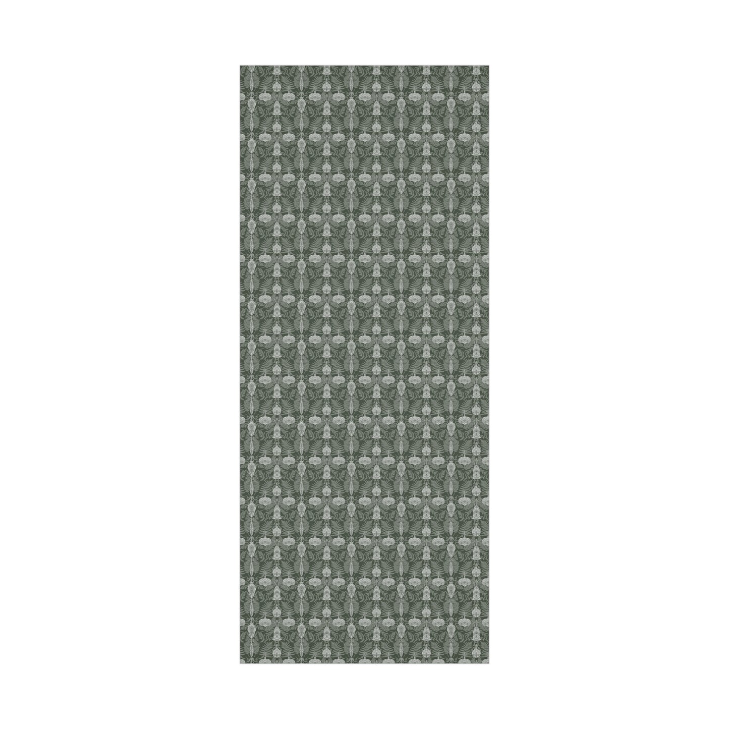 Green and White Festive Fern Wrapping Paper